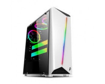 1st Player Rainbow R3 ATX Gaming Case White with 3 Fans