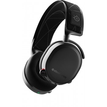 SteelSeries Arctis 7 - Lossless Wireless Gaming Headset with DTS Headphone: X v2.0 Surround - for PC and PlayStation 4 - Black/White
