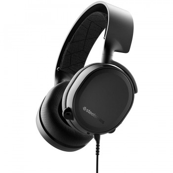 SteelSeries Arctis 3 (2019 Edition) All-Platform Wired Gaming Headset - Black - 61503 - For PC, PlayStation 4, Xbox One, Nintendo Switch, VR, Android, and iOS