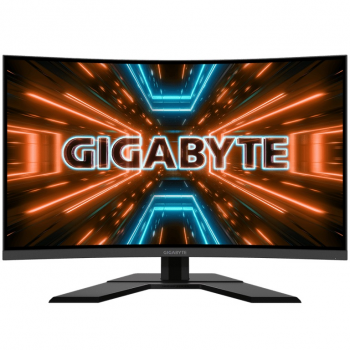 GIGABYTE G32QC-A 32″ 165Hz 2K QHD 1ms (MPRT), 93% DCI-P3, VESA HDR400, FreeSync Premium Pro, 1 x DisplayPort 1.2, 2 x HDMI 2,0, 2 x USB 3.0 Curved Gaming Monitor