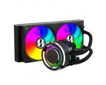 LIAN LI Galahad AIO240 RGB Black-Dual 120mm Addressable RGB Fans AIO CPU Liquid Cooler