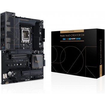 Asus ProArt B660-Creator D4 - LGA 1700 (Intel 12th Gen) ATX Motherboard