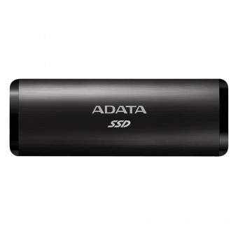 ADATA SE760 512GB SuperSpeed USB 3.2 Gen 2 USB-C Up to 1000 MB/s External Portable SSD Black (ASE760-512GU32G2-CBK)