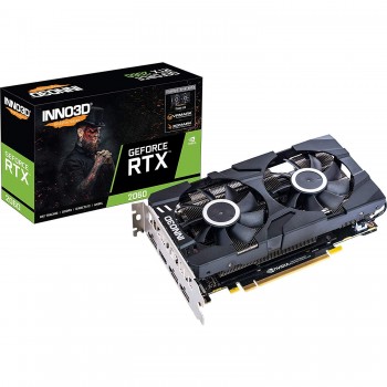 INNO3D GEFORCE RTX 2060 Twin X2 6Gb GDDR6 PCIe 4.0 Gaming Graphic Card
